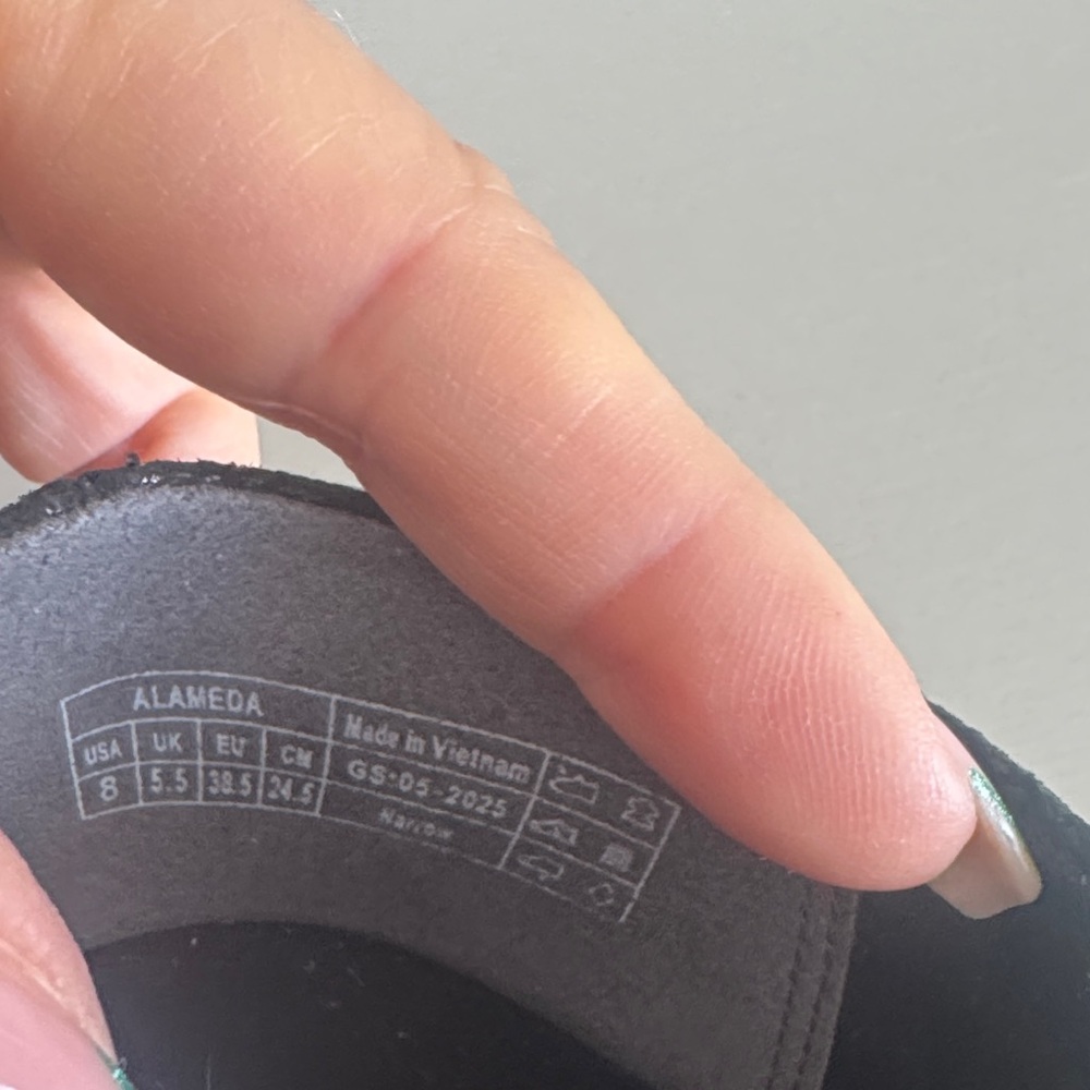 Vionic Black Snake-Embossed Mary Jane Flats - Picture 8 of 8